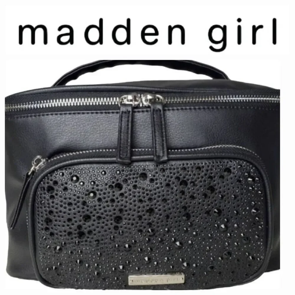 Madden Girl Rhinestone Large Cosmetic‎ Vanity Case